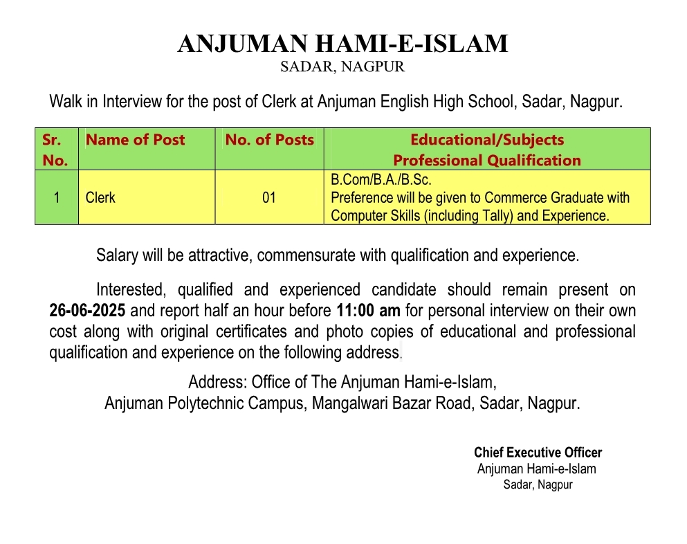 Job Notice